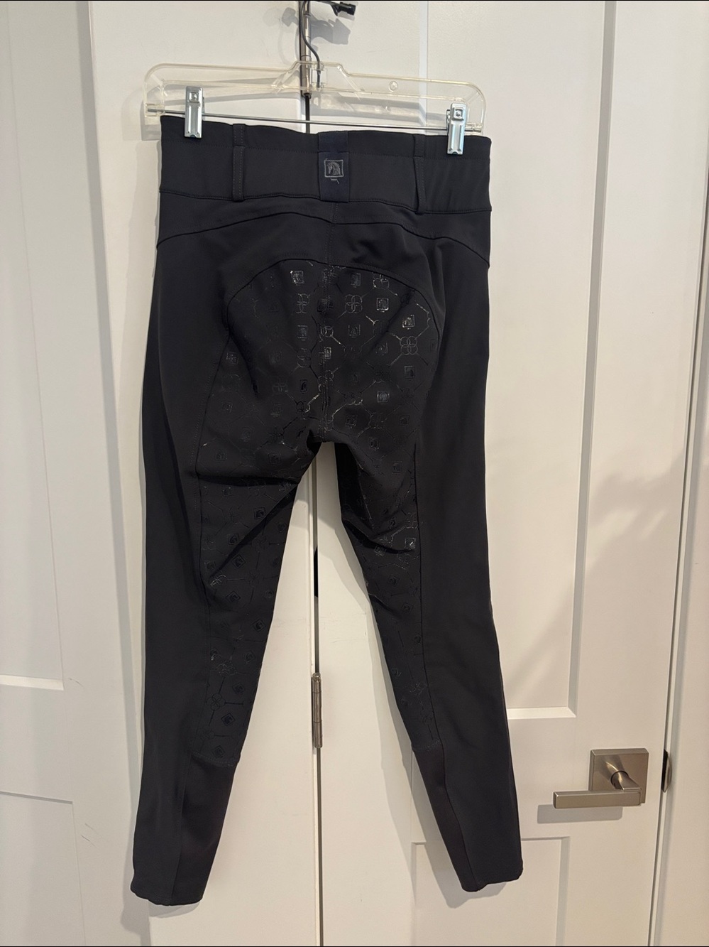 Romfh Dark Gray Silicone Full Seat Breeches Equestrian Riding Pants - Picture 7 of 8